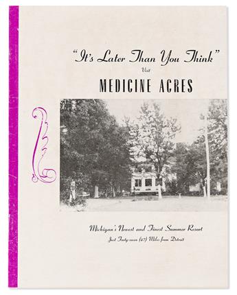 (BUSINESS--HOTELS.) It's Later Than You Think: Visit Medicine Acres, Michigan's Newest and Finest Summer Resort.